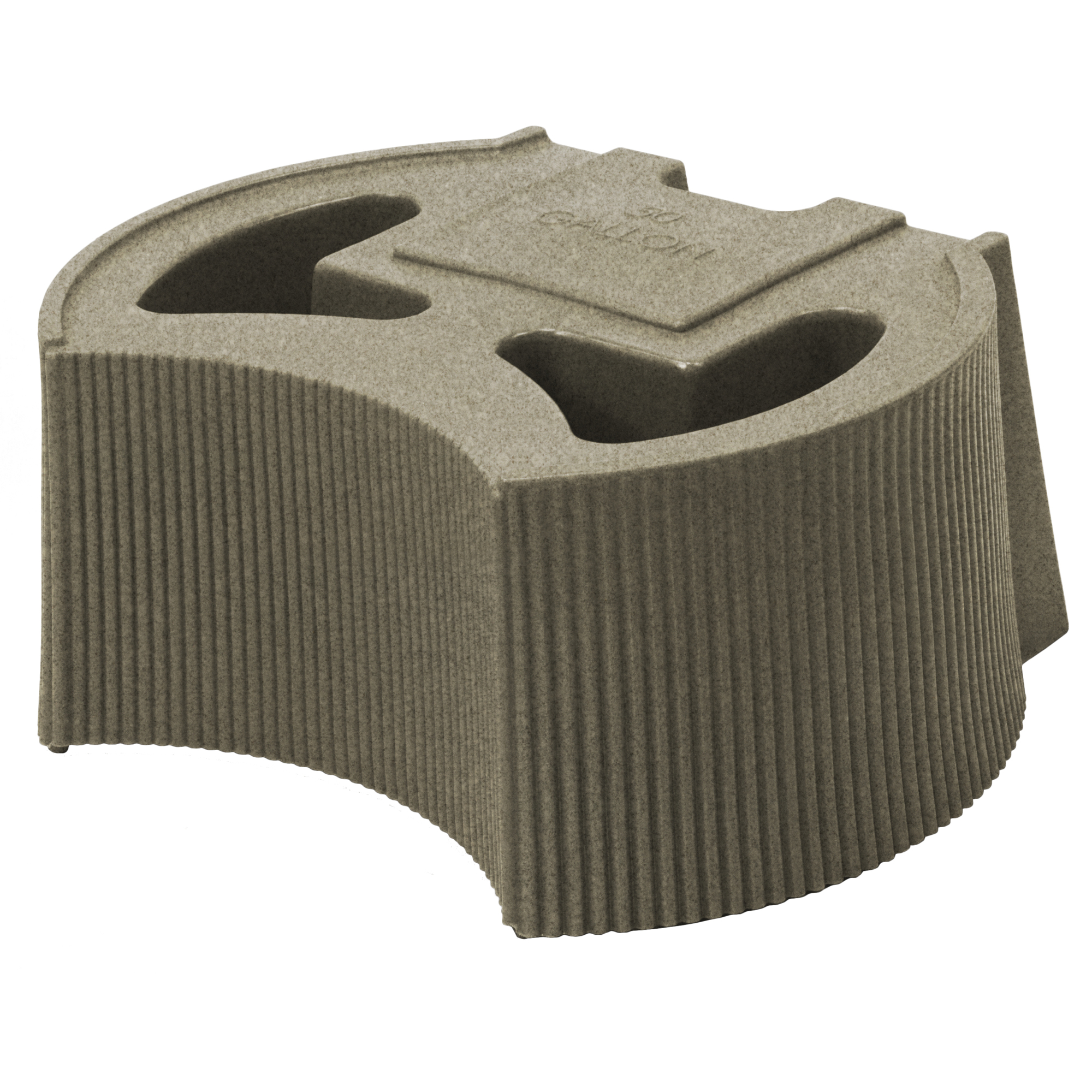Good Ideas Rain Wizard Urn Stand — Sandstone, Compatible with 50/65 Gallon Urns, Model# RWURNST-SAN